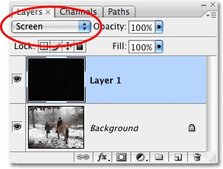 use Photoshop's layer blend modes