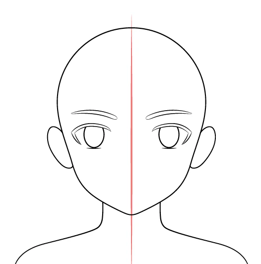 step3-Draw-two-thin-curves-above-the-eyes.