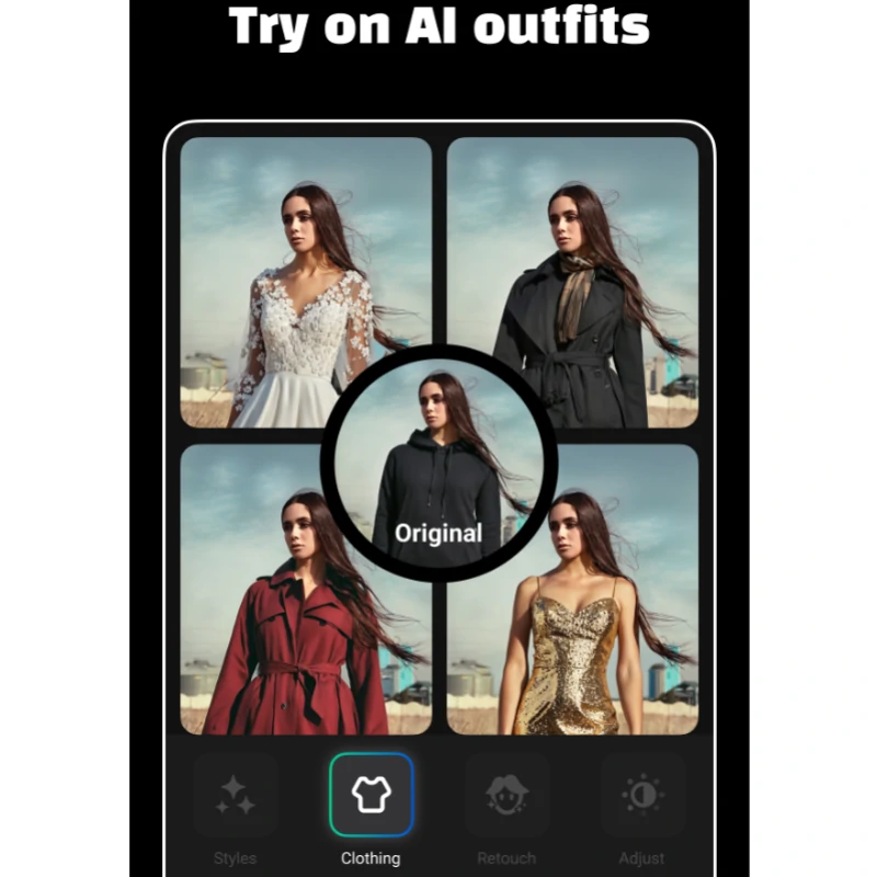 AI outfit feature