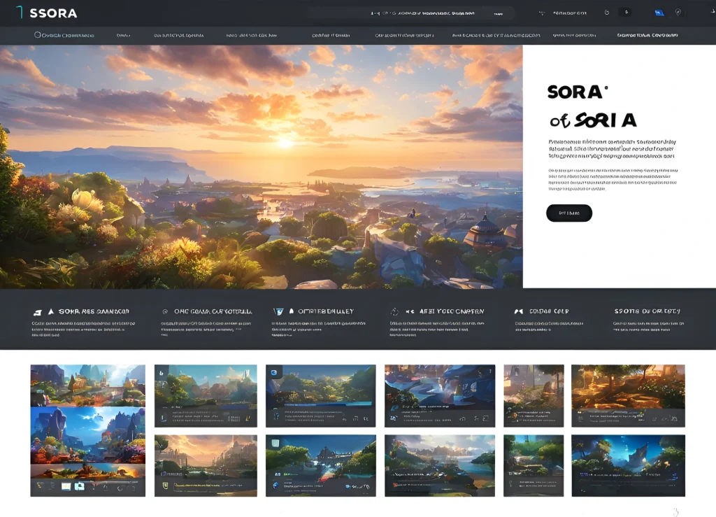 Sora, a groundbreaking text-to-video model with multifaceted capabilities